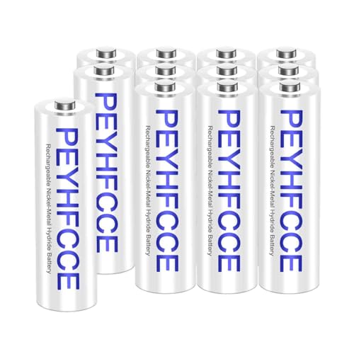 Rechargeable AA Batteries 12-Pack