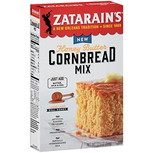 Zatarain's Honey Butter Cornbread Mix, 12.5 oz (Pack of 6) Deal