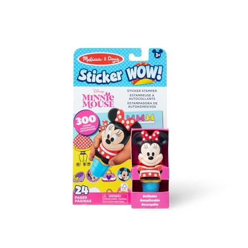 Melissa & Doug Disney Mickey Mouse 24-Page WOW! Activity Pad and Sticker Stamper