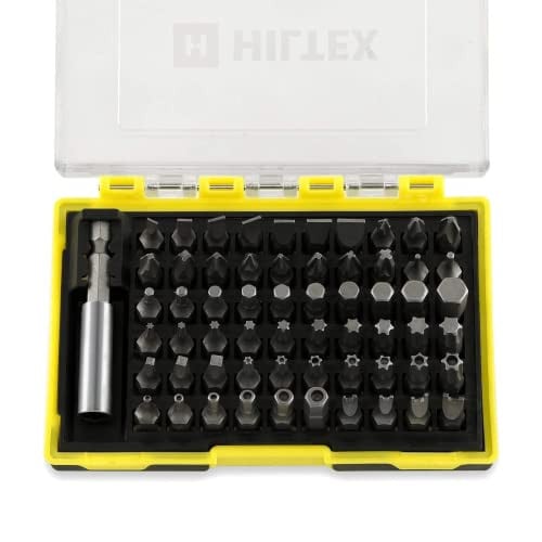 Hiltex 10060 Security Bit Set with Magnetic Extension Adapter 61 Piece Deal
