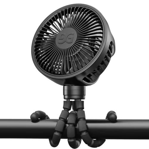 Stroller Fan with Flexible Tripod Clip