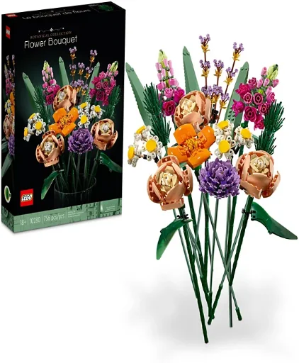 LEGO Icons Flower Bouquet Adult Building Set (10280) 756-Pieces Deal