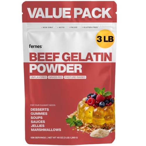 Fernes Beef Gelatin Powder, 3 lb
