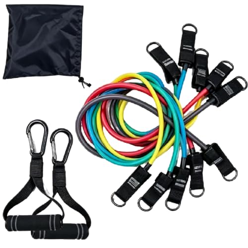 Resistance Bands Set, 11-Piece with 5 Cords
