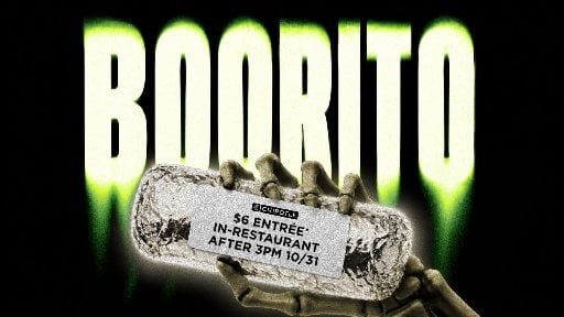 Chipotle Boorito Halloween 2026 Entree Deal