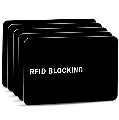 9toa RFID Blocking Card 5-Pack