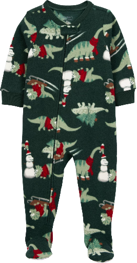 Carter's Child of Mine Baby and Toddler Holiday One-Piece Pajama