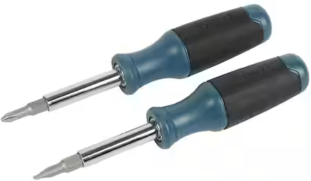 Anvil 2-Pack 6-in-1 Multi-Bit Screwdriver