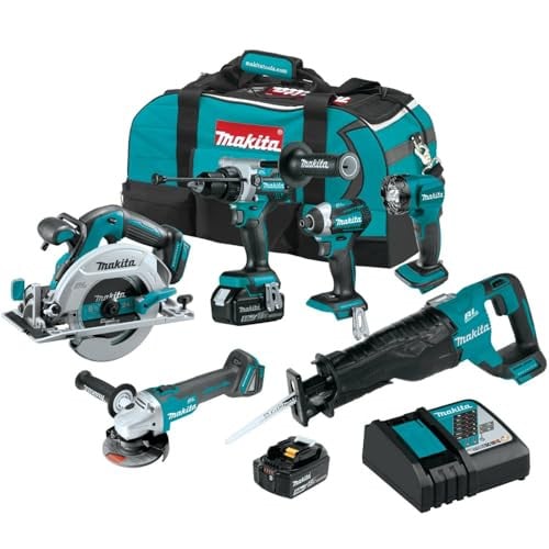 Makita XT616T 18V LXT Lithium-Ion Brushless Cordless 6-Pc. Combo Kit (5.0Ah) Deal