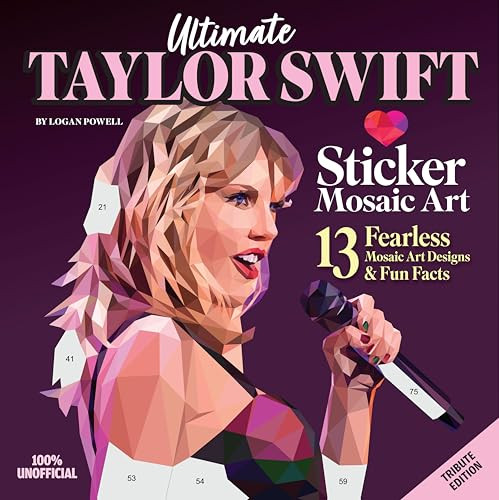 Ultimate Taylor Swift Sticker Mosaic Art: 13 Fearless Mosaic Art Designs