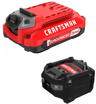 Craftsman V20 Battery and Charger Starter Kit with 2 FREE V20 Tools Deal