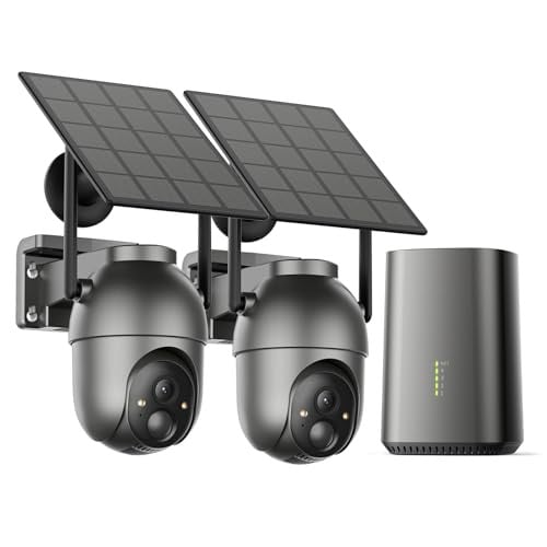 SEHMUA 4MP Security Cameras Wireless Outdoor Home System, 2-Cam Kit