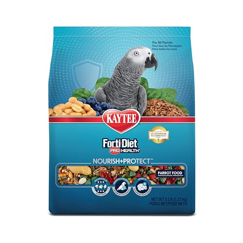 Kaytee Forti-Diet Pro Health Nourish+Protect Parrot Food 5-Pound