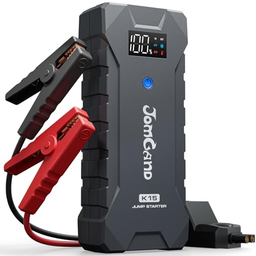 JOMGAND K15 2500A 12V Car Battery Jump Starter for 8.0L Gas & 6.0L Diesel Deal