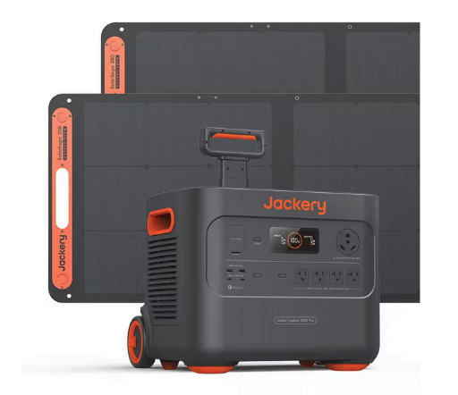 Jackery Explorer 2000 Plus Portable Power Station + 2 pcs 200W Solar Panels