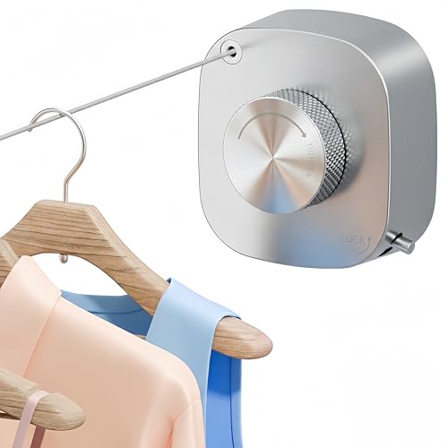 FORIOUS 13.8' Retractable Clothesline w/ Tension Knob Deal