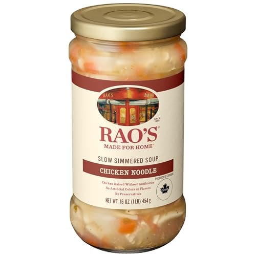 Rao’s Made For Home Chicken Noodle or Chicken & Orzo Soup 16 oz Deal
