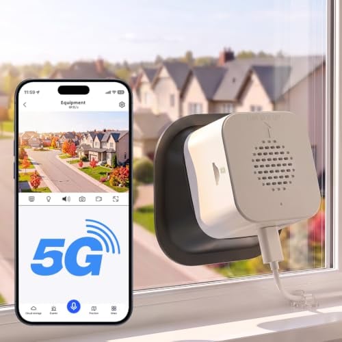 Carltec No Drill 2K Window Security Camera