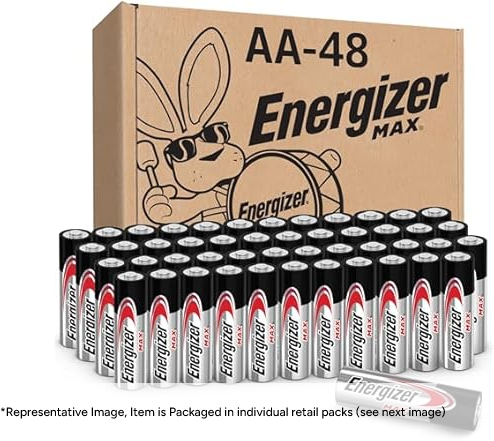 Energizer Max AA Alkaline Batteries 48-Pack