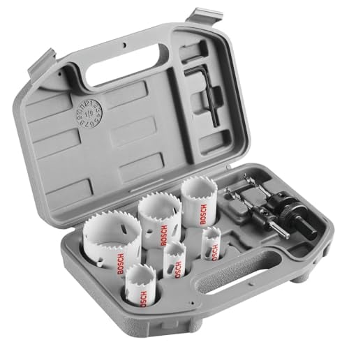 Bosch HSBIM9 9 pc. General-Purpose Bi-Metal Hole Saw Kit