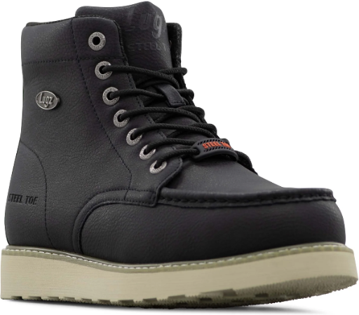 Men's Wide Steel Toe Work Boots