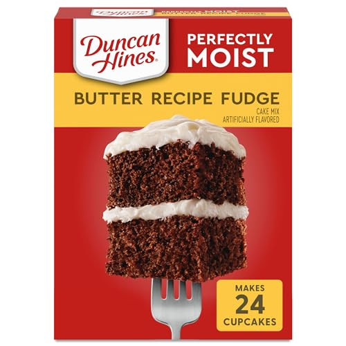 Duncan Hines Butter Recipe Fudge Flavored Cake Mix, 15.25 oz