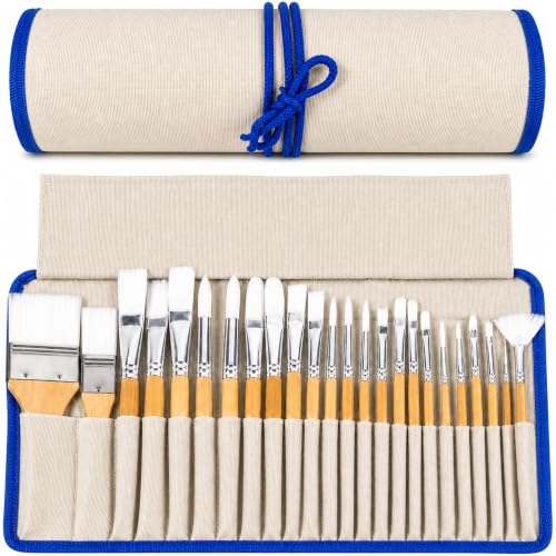 24-Piece Professional Paint Brush Set (White) Deal