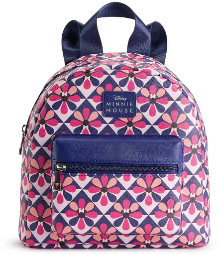 Disney's Minnie Mouse Floral Retro Print Mini Backpack Deal