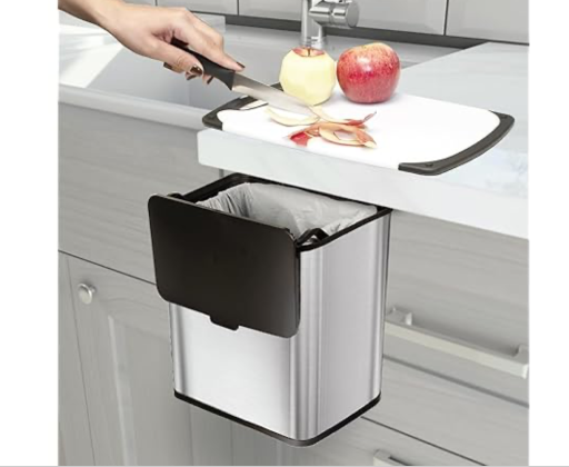 Glad Stainless Steel Trash Can 1.5 Gallon