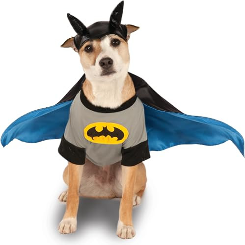 DC Comics Superheroes Batman Pet Costume for Dogs or Cats XL