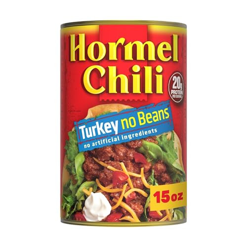 Hormel Chili Turkey No Beans 12-Pack 15-Oz
