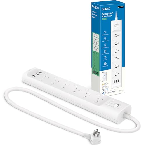 Tapo Smart Wi-Fi Power Strip with 6 Individually Controlled Outlets and 3 USB Ports Deal