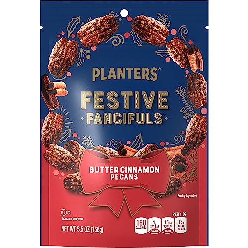 Planters Festive Fancifuls Butter Cinnamon Pecans 5.5-Oz