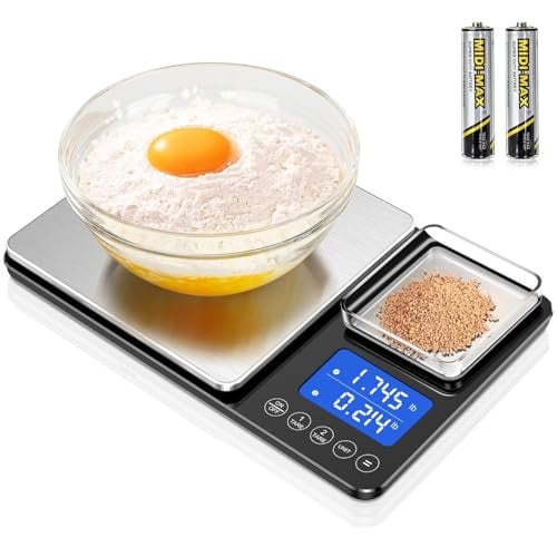 KUAIVO Dual Platform Digital Kitchen Scale w/ 0.001oz/33lbs Capacity Deal
