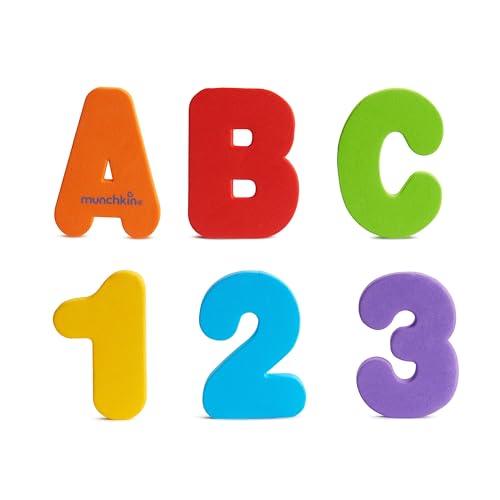 Munchkin Learn Bath Letters and Numbers 36-Piece Toddler Bath Toy