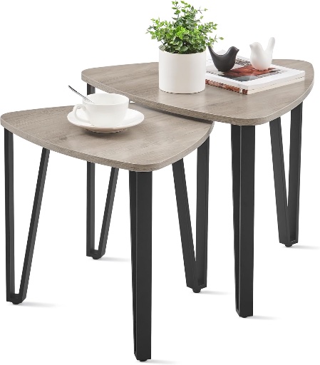 VASAGLE Nesting Coffee Tables Set of 2