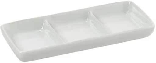 Home Essentials 3-Section Porcelain Divided Tray Deal