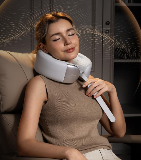 Bluvol Nest 10 Ultra Cordless Heated Neck Massager with 360° Spatial Audio Deal