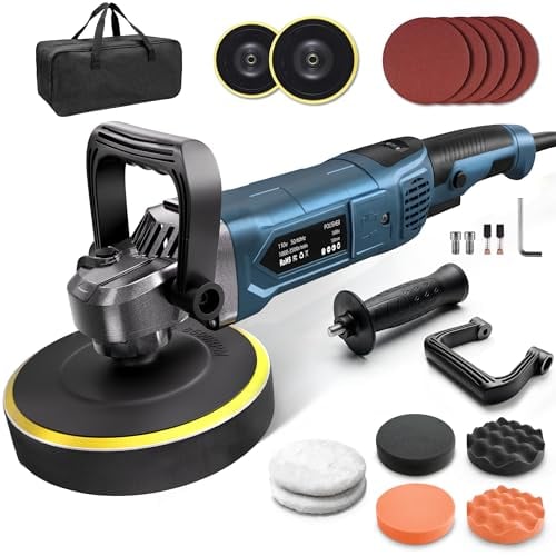 OFISPEED 6"/7" 1600W Rotary Car Buffer Polisher Deal