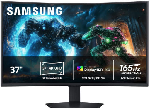 Samsung 37" Odyssey G7 (G75F) 4K UHD 165Hz Curved Gaming Monitor