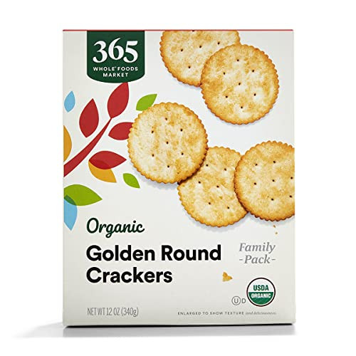 365 by Whole Foods Market Organic Golden Round Crackers 12 Oz.