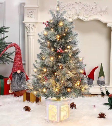3 ft Pre-lit Tabletop Christmas Tree
