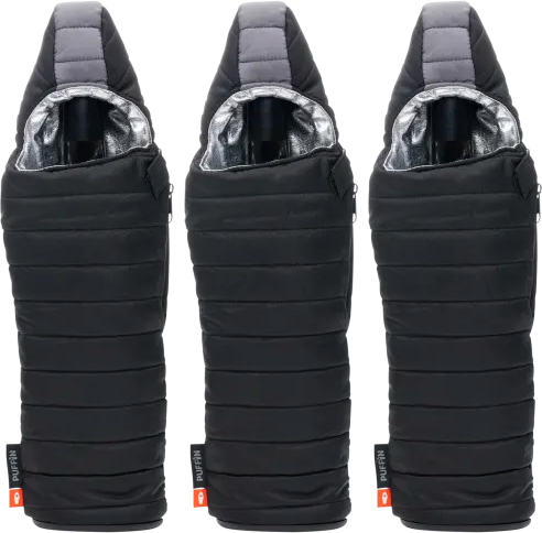 Puffin Insulated Sleeping Bag Wine Bottle Coolers 3-Pack Deal