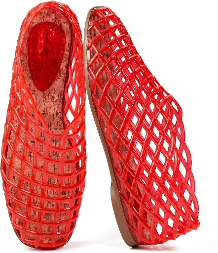 Ecetana Women's Jelly Sandals Red Deal