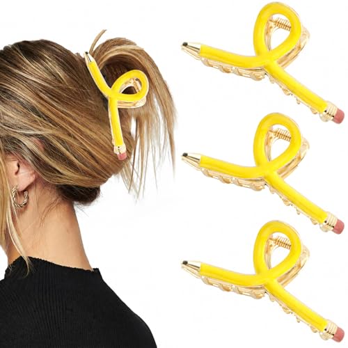 3Pcs Pencil Claw Clips Deal