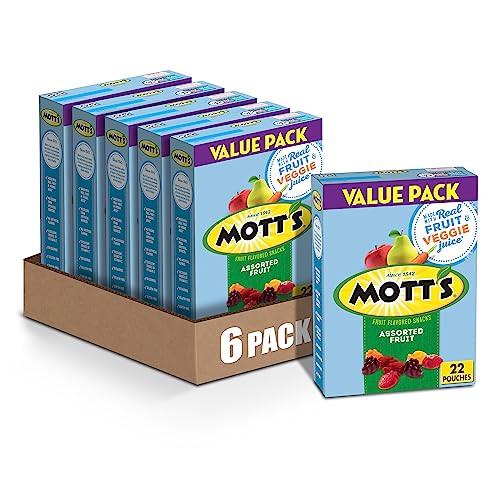 Mott's Fruit Flavored Snack Pouches 6-Pack 22-Count