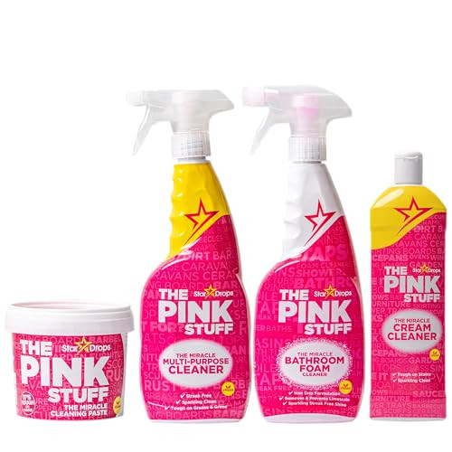 4-Pack Stardrops The Pink Stuff Miracle Cleaning Ultimate Bundle