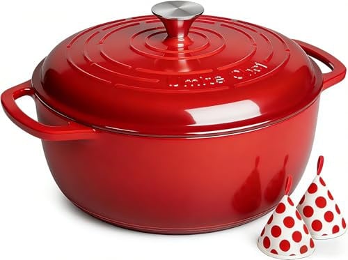 Umite Chef 6-Qt Enameled Cast Iron Dutch Oven Deal
