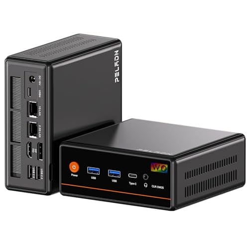 PELADN WO4 Mini PC: Ryzen 5 7640HS, 32GB DDR5, 1TB Gen4 SSD, USB4