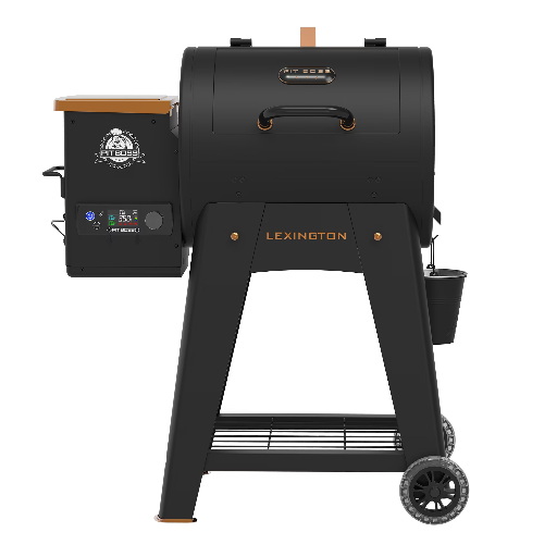 Pit Boss Lexington 500 Square inch Wood Fired Pellet Grill, Onyx Series